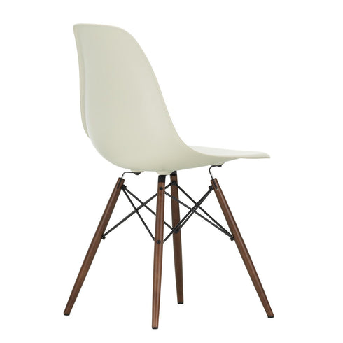 Cadeira Eames em Plástico DSW / Base dark maple